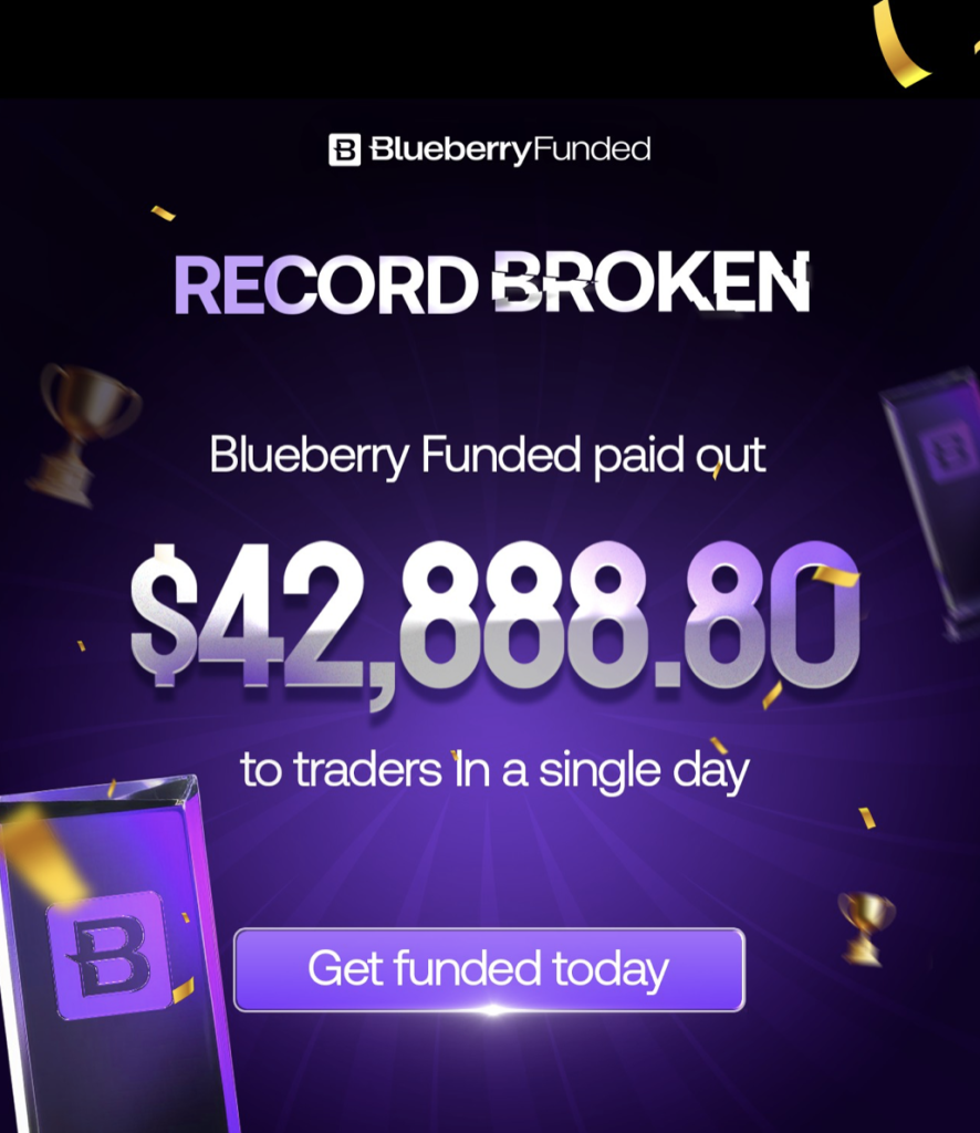 Blueberry Funded Sets Record with $42,888.80 Payout