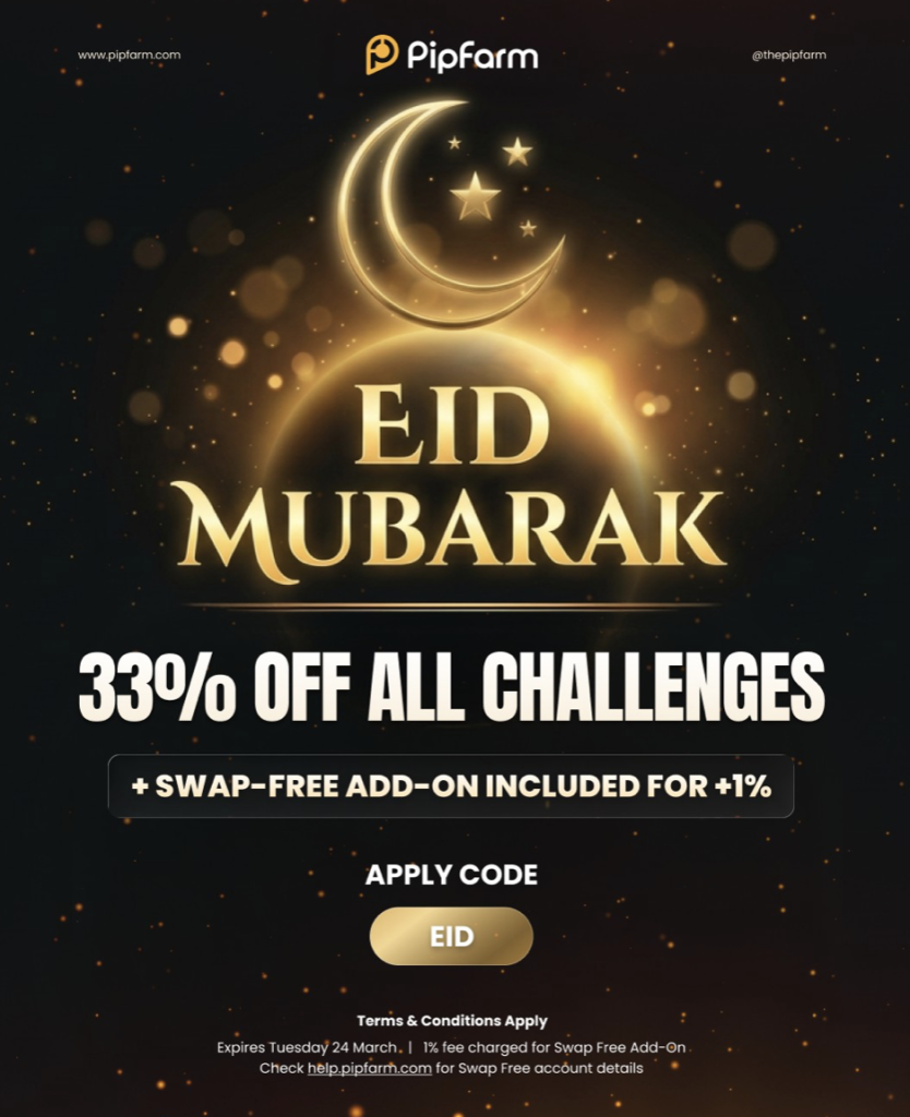 PipFarm Offers 33% Off Challenges This Eid