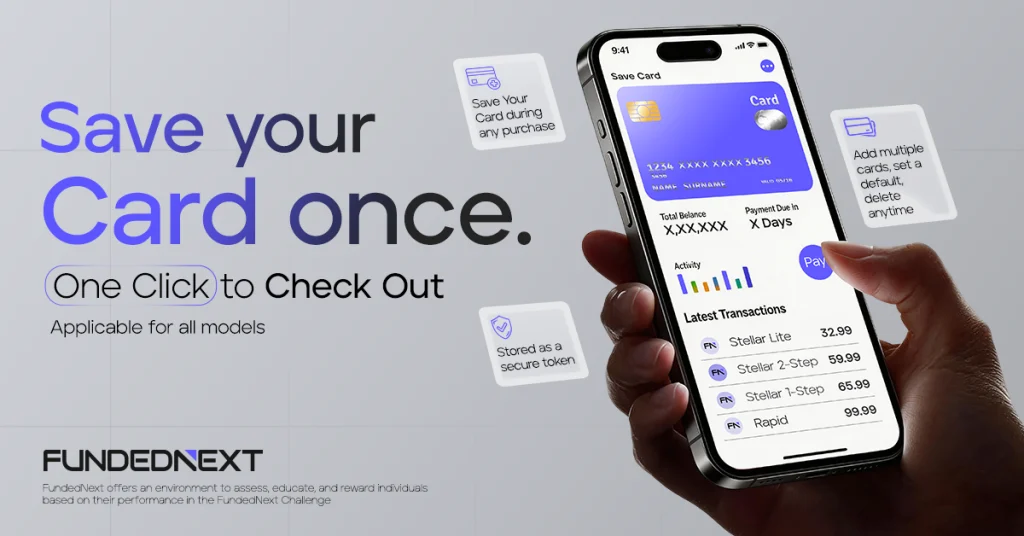 FundedNext Introduces Save Card Feature for Checkout