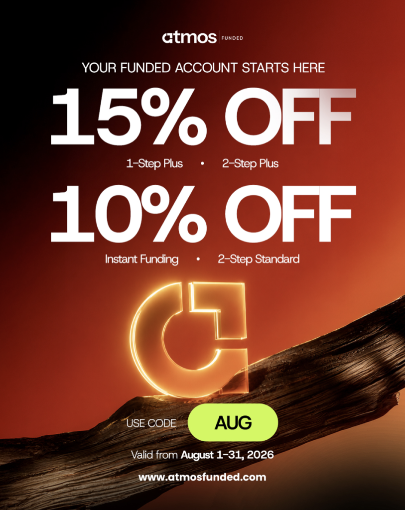 Atmos Funded Launches August Sale With Code AUG